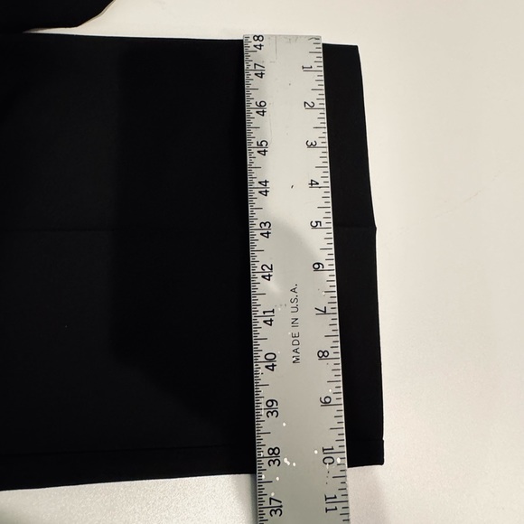 Chico's Black Label Wide Leg Pants Black Size 1/8 MEDIUM Office Career Pants NEW - Picture 12 of 13